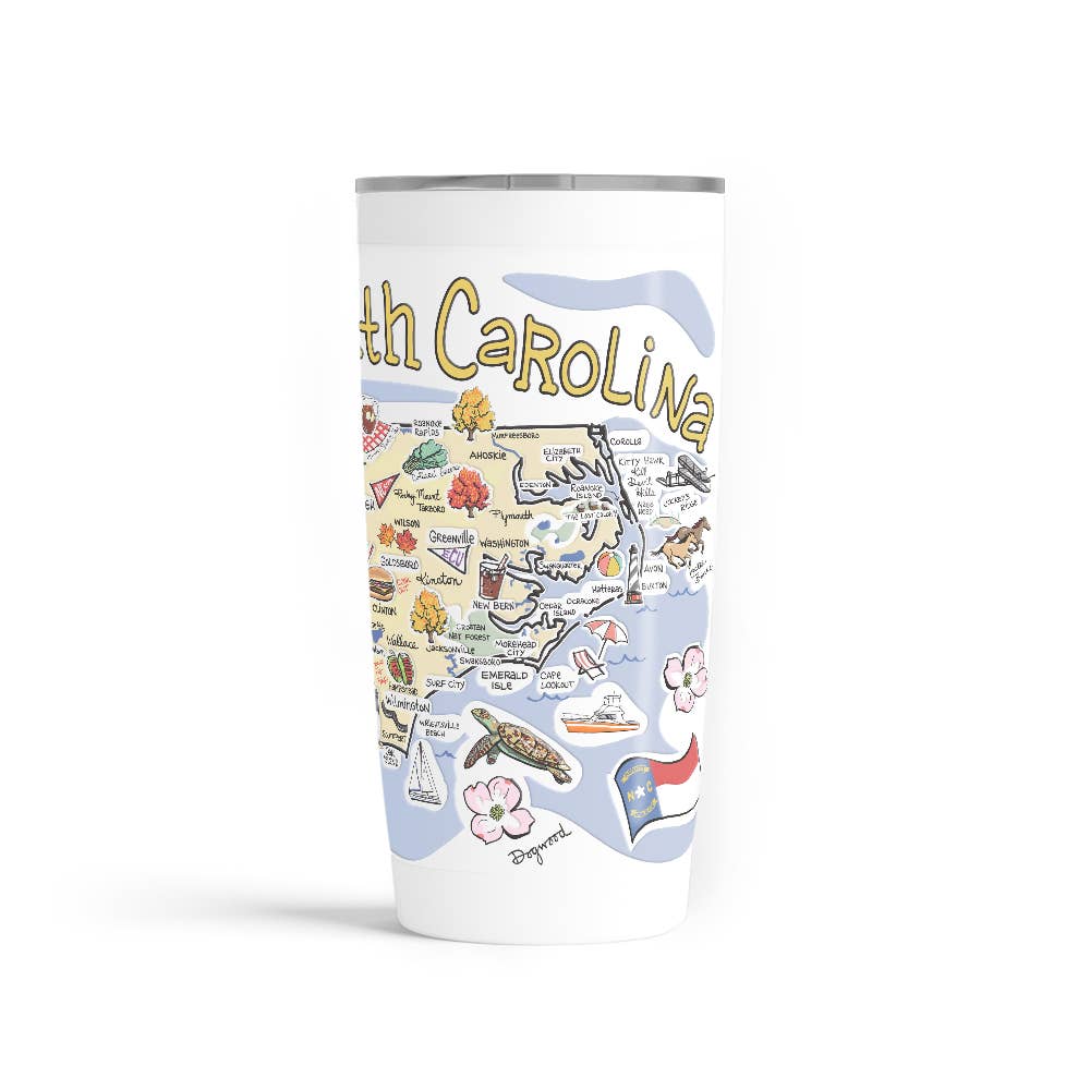 Fishkiss North Carolina 20oz Tumbler
