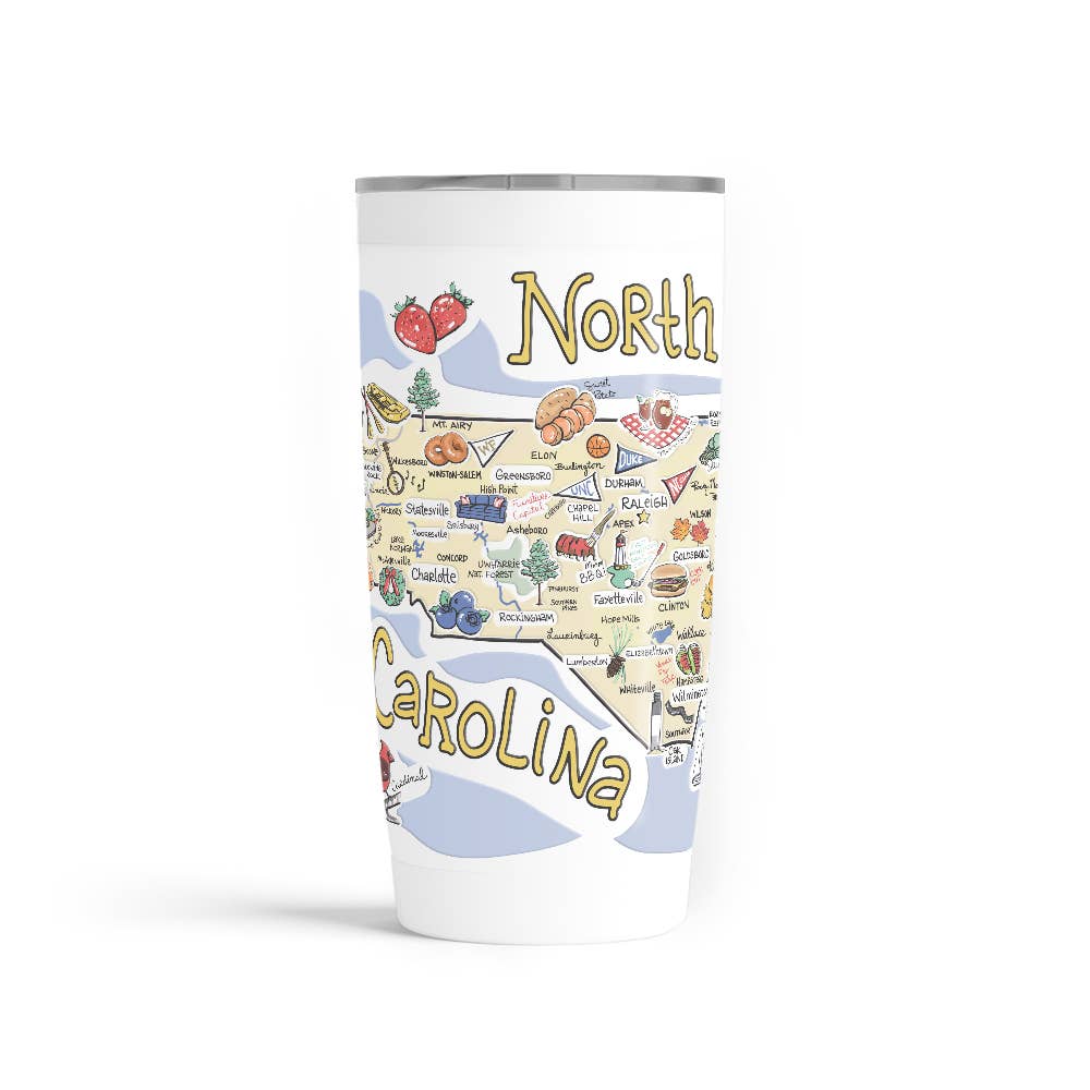 Fishkiss North Carolina 20oz Tumbler