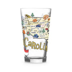 Fishkiss North Carolina 16oz Glass