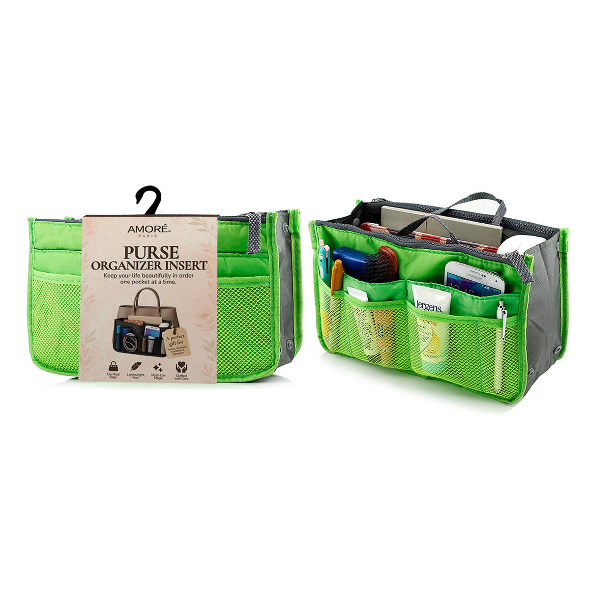 Travel Tote Handbag/Purse Insert Cosmetic Organizer