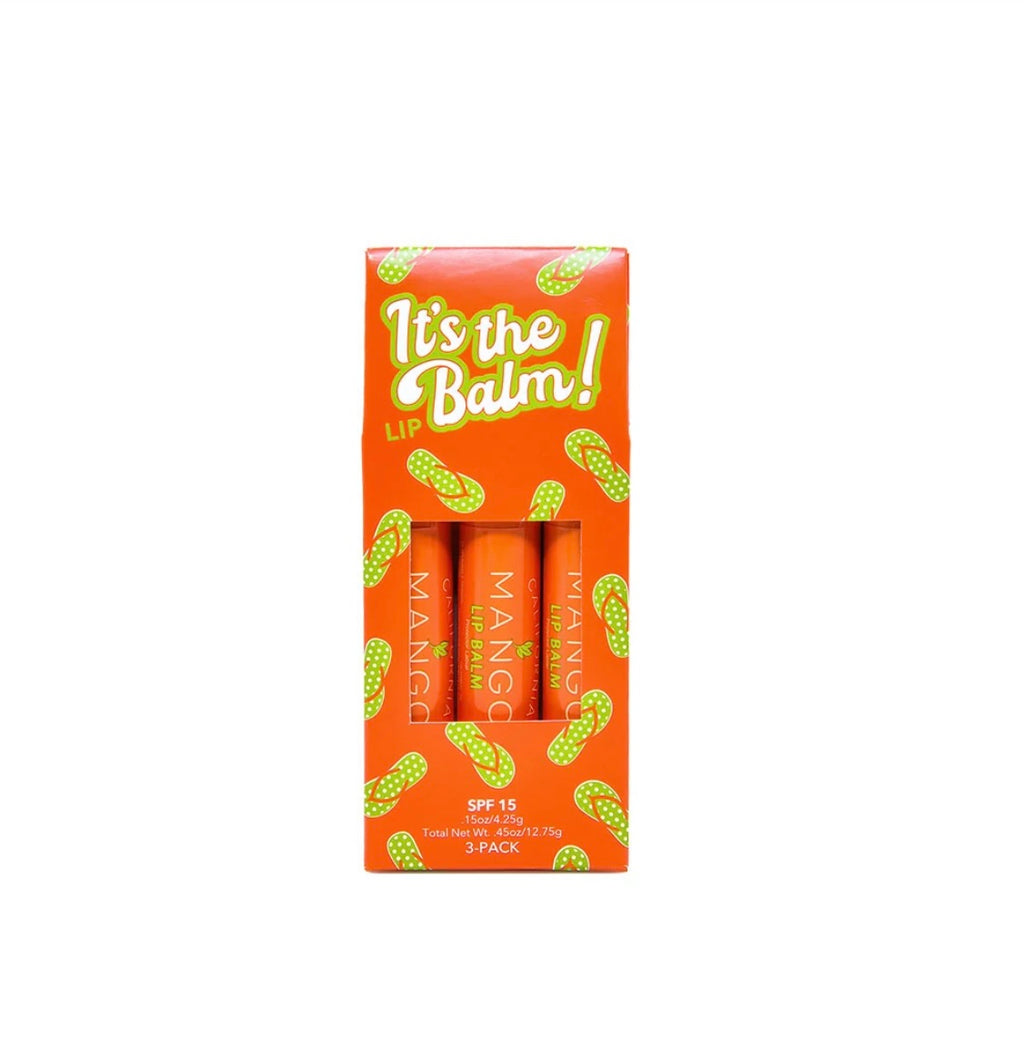 California Mango Lip Balm 3 Pack