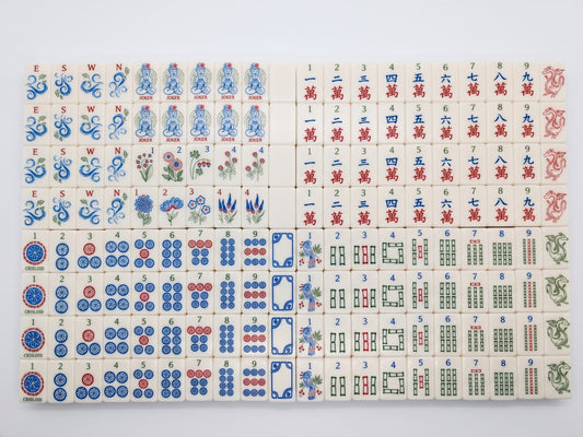 Florence Mahjong White Tile Set