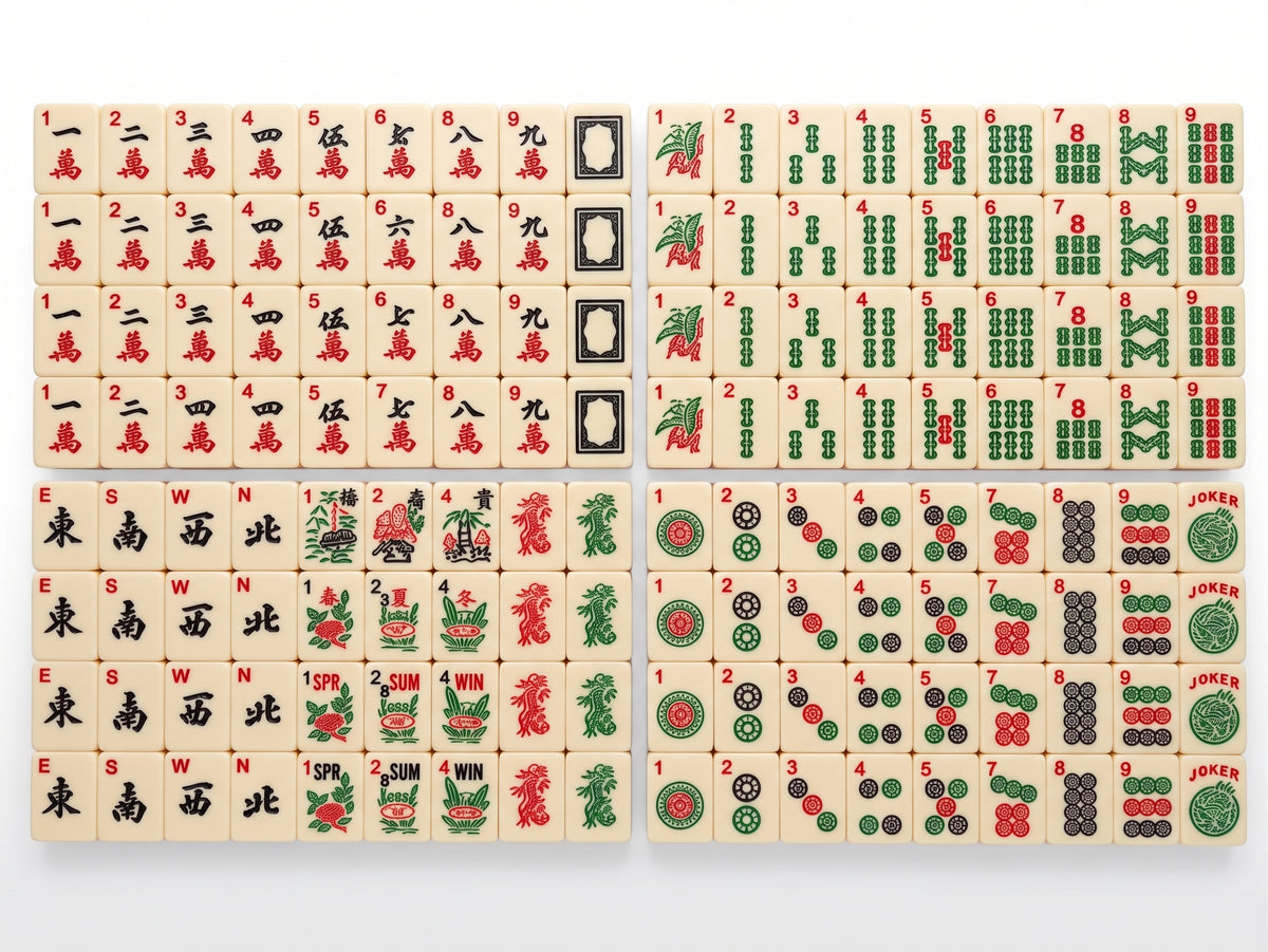Pink Sparkle Mahjong Set