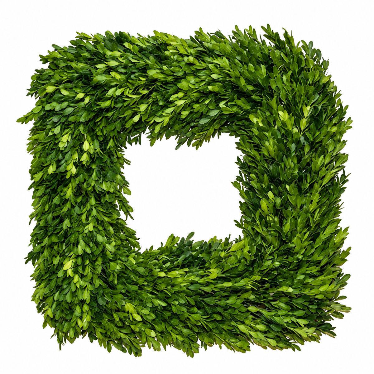 Faux Boxwood Wreath 18"