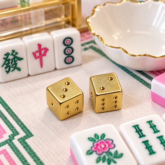 Gold Metal Dice