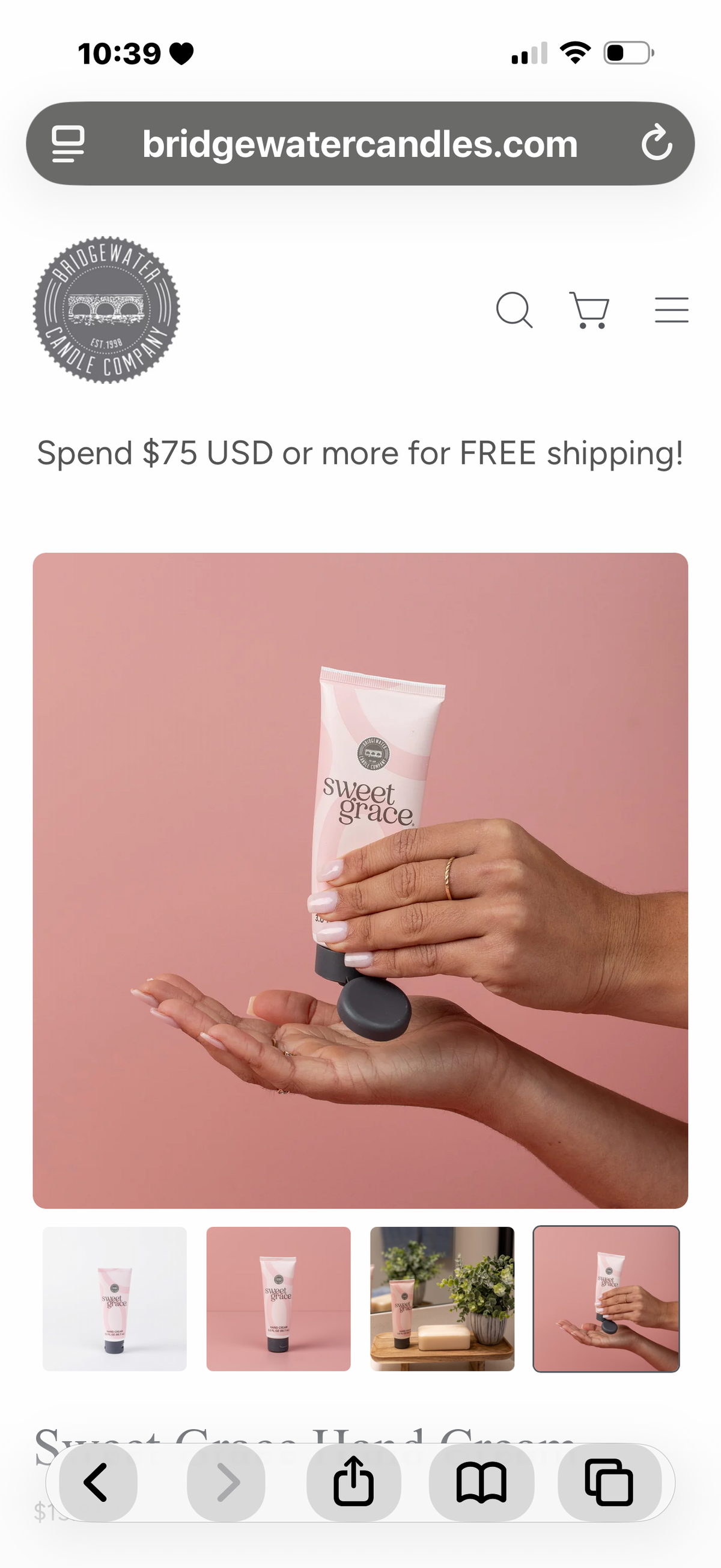 Sweet Grace Hand Cream
