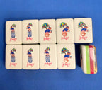 Blue Willow Mahjongg Tiles