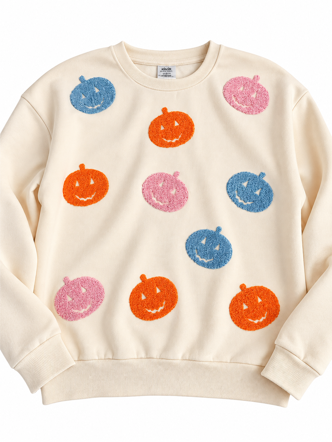 Chenille Pumpkin Sweatshirt
