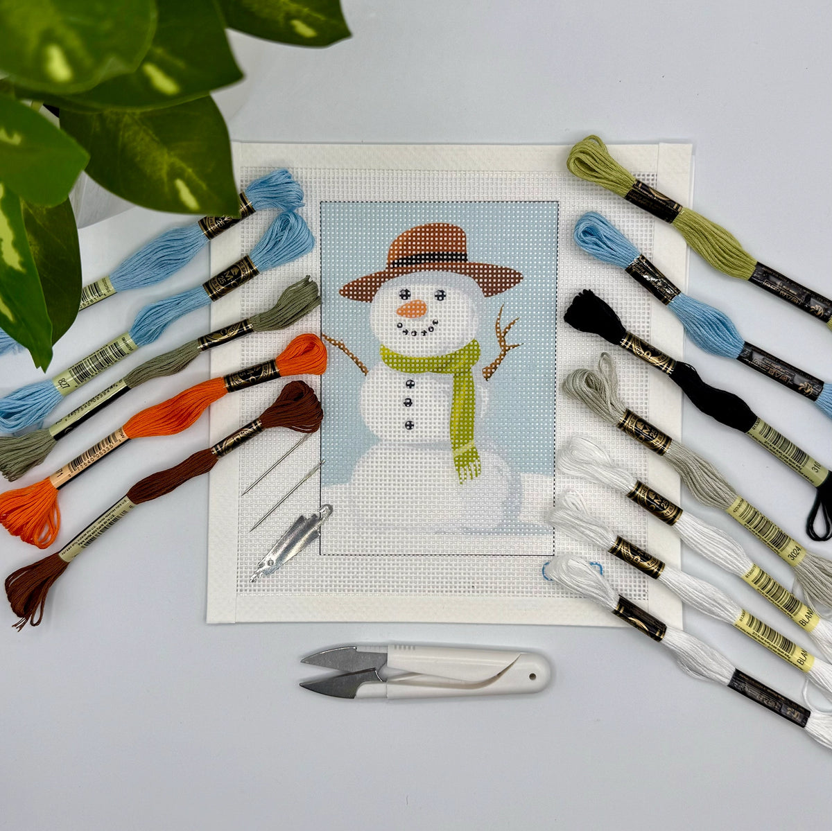 Snowman Needlepoint Kit
