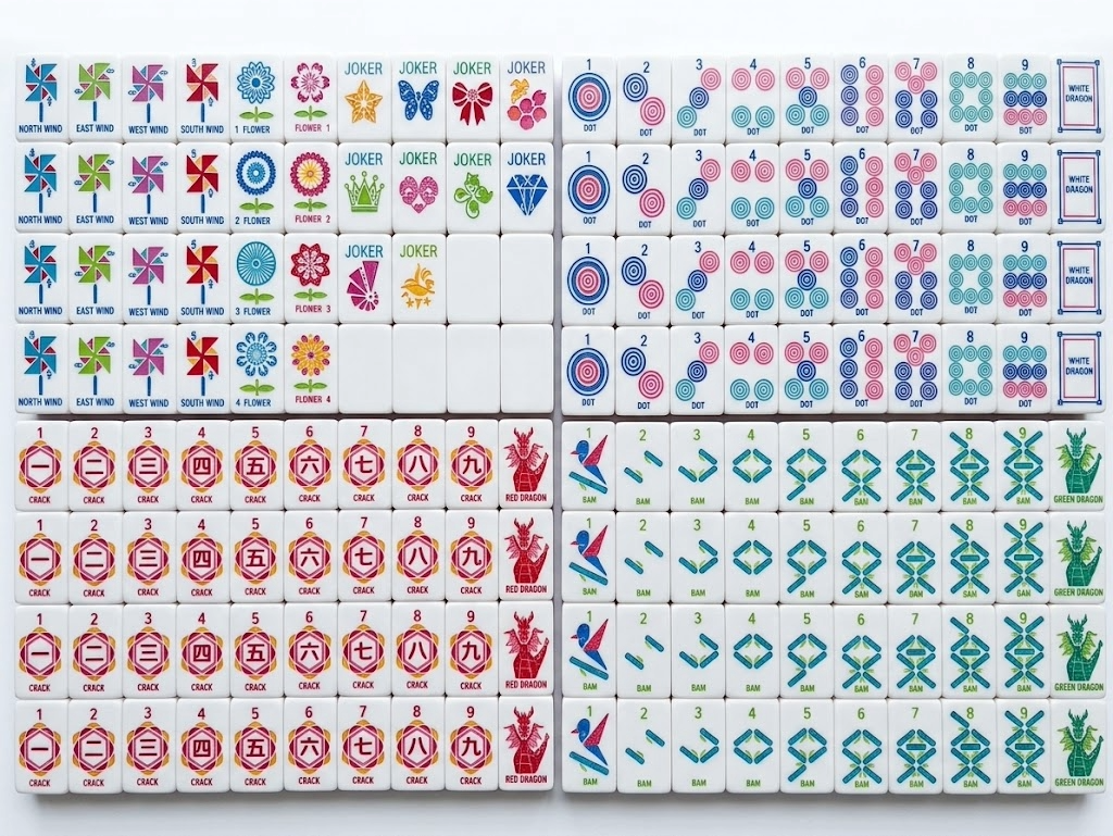 Crystal Prism Pinwheel Tile Set