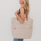 Quilted Tote Roller Bag